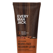 Every Man Jack Aged Bourbon Recovery Beard and Face Lotion for Men, Naturally Derived, 3.2 oz