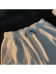 Summer Casual Drawstring Pure Color Men's Shorts