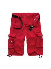 Fashion Multi-pocket Five-point Cargo Men's Shorts Pants