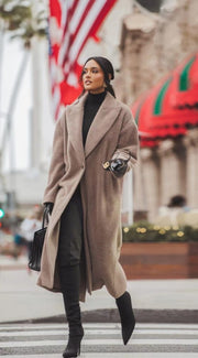 Solid Color Long Sleeve Loose Coats