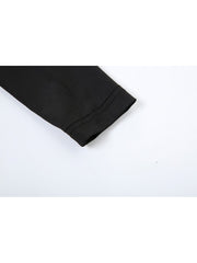 Colorblock Patchwork Zipper Long Sleeve Bodysuits