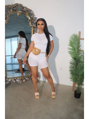Knitted High Rise Bodycon Rompers