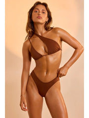 Print One-shoulder Backless Bikinis Sets