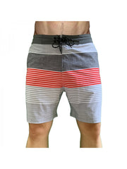 Colorblock Striped Leisure Men's Short Pants