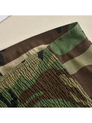 Camouflage Cargo Pocket Tube Pants Sets