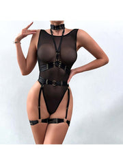 See Through High Rise Backless Sexual Wear