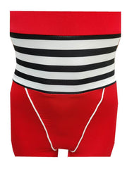 Striped Bodycon Sleeveless Jumpsuits