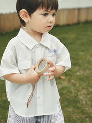 Striped Cotton Loose Boy Clothing Sets