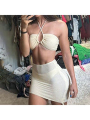 Solid Color Mid-rise Fitted Bikinis