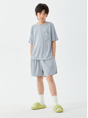 Letter Crewneck Cotton Boy Clothing Sets