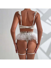 See Through High Rise Backless Sexual Sets