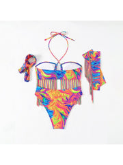 Colorblock Low Rise Fitted Bikinis