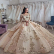 Luxury 2023 Lace & Crystal Quinceañera Ball Gowns