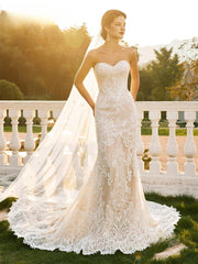 Unique Lace Mermaid Wedding Dress 2024