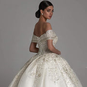Luxury Sweetheart Off-Shoulder Ball Gown 2024