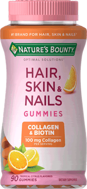 Nature's Bounty Hair Skin and Nails With Collagen and Biotin;  Gummies;  90 Count