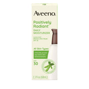 Aveeno Positively Radiant Daily Face Moisturizer Lotion with SPF 30, 2.3 oz