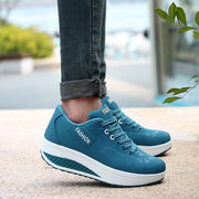 Women Walking SportShoes Fashion Comfortable Lightweight Sneakers Ladies Thick Bottom Casual Footwear Height Increasing Trainers