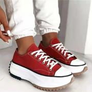 Spring women's new low top thick soled canvas shoes female sticky rubber shoes flat heels casual shoes single shoes female