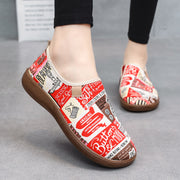 Summer Women Casual Shoes Breathable Woman Pretty Travel Shoes Designer Painted Loafers Women Sneakers Flat Shoes Zapatos Mujer