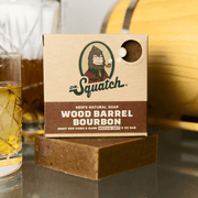 Dr. Squatch - Natural Bar Soap, Wood Barrell Bourbon, 5 oz