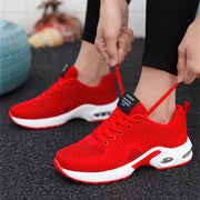 Spring Summer Autumn Casual Sports Shoes Fashion Hollow Mesh Breathable Flying Woven Air Cushion Outdoor Low-top Hiking Sneakers