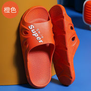 Women and men Summer Home Indoor Thick-soled Couple Male Home Drag Bath Non-slip Bathroom Soft Bottom Home Sandals and Slippers