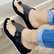 New Women Sandals Shoes Outdoor Clip Toe Ladies Platform Slippers Summer Casual Shoes Comfortable Wedge Beach Slides886