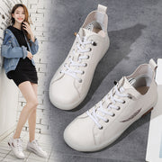 Women British Style Casual Shoes Autumn Luxury Sneakers Flat Shoes Women Trainers Lace Up Women Leisure Shoes Chaussures Femme