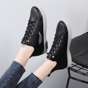 Women British Style Casual Shoes Autumn Luxury Sneakers Flat Shoes Women Trainers Lace Up Women Leisure Shoes Chaussures Femme