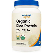 Nutricost Organic Rice Protein Powder 2LBS (Unflavored) - Non-GMO, Gluten Free
