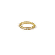 18K Gold Temperament Zircon Ring