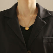 18K Gold Fashion Love Necklace