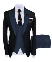 Fashion Men Wedding Groom Blazer Business Casual Suits Italian Design Slim Custom Made Three-piece Set Jacket Pants Vest