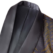 2023 New Men's Casual Simple Luxury Hot Diamond Suit Coat and slacks Fashion and Handsome Versatile Stage Show Men's Dress