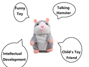Talking Hamster Electronic Plush Mouse Pet Speak Sound Record Toy SP