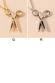 Scissors Charm Necklace