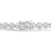 Sterling Silver 1ct TDW Diamond Link Bracelet
