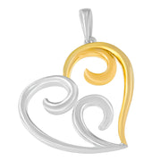 10k Yellow plated and two-toned Sterling Silver
