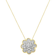 Yellow Gold plated Sterling Silver pendant