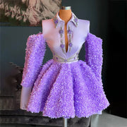 Purple Sparkle 2023 Cocktail Gown
