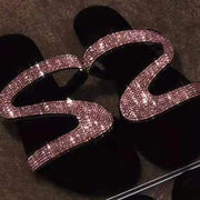 Sexy shiny Women's shoes fashion summer Flat sandals