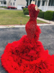 Ruby Radiance: 2024 Luxe Red Prom Elegance