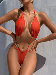Beach Charming Solid Sexy One Pieces Swimsuits