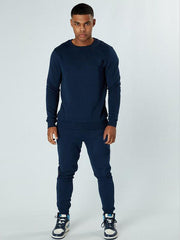 New Solid Long Sleeve Mens Activewear