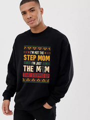 Casual Printed Crew Neck Sweatshirt For Men