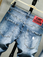 New Arrival Embroidery Mid Waist Jeans