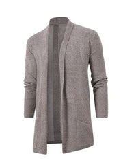 Casual Solid Knitting Long Sleeve Cardigan Sweater Coat