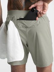 Outdoor Pocket Camouflage Mid Waist Short Pants