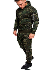 Exercise Camouflage Print Long Sleeve Athletic Wear